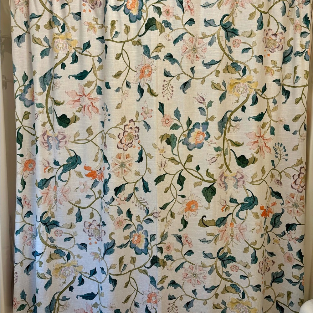 Anthropologie Floral Shower Curtain - Multicolor (Hattie)